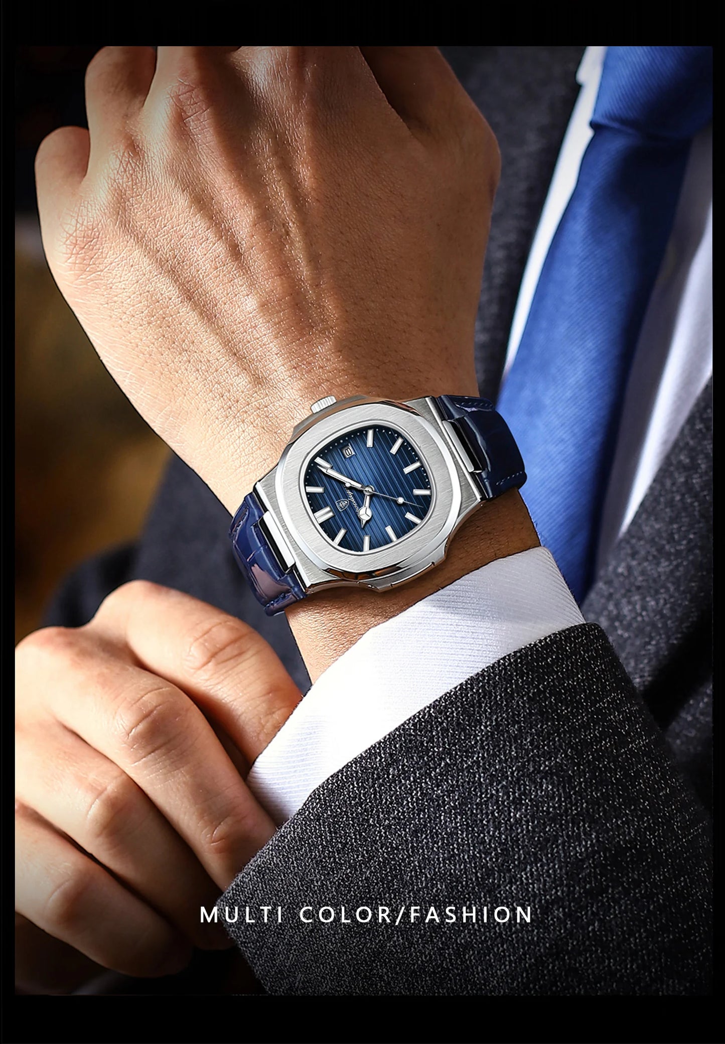 Top Luxury Square Man Watch