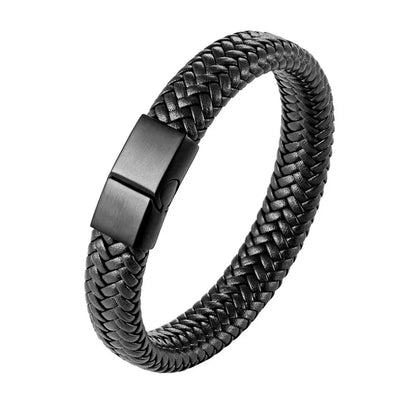 Magnetic Leather Bracelet