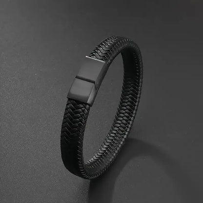 Magnetic Leather Bracelet