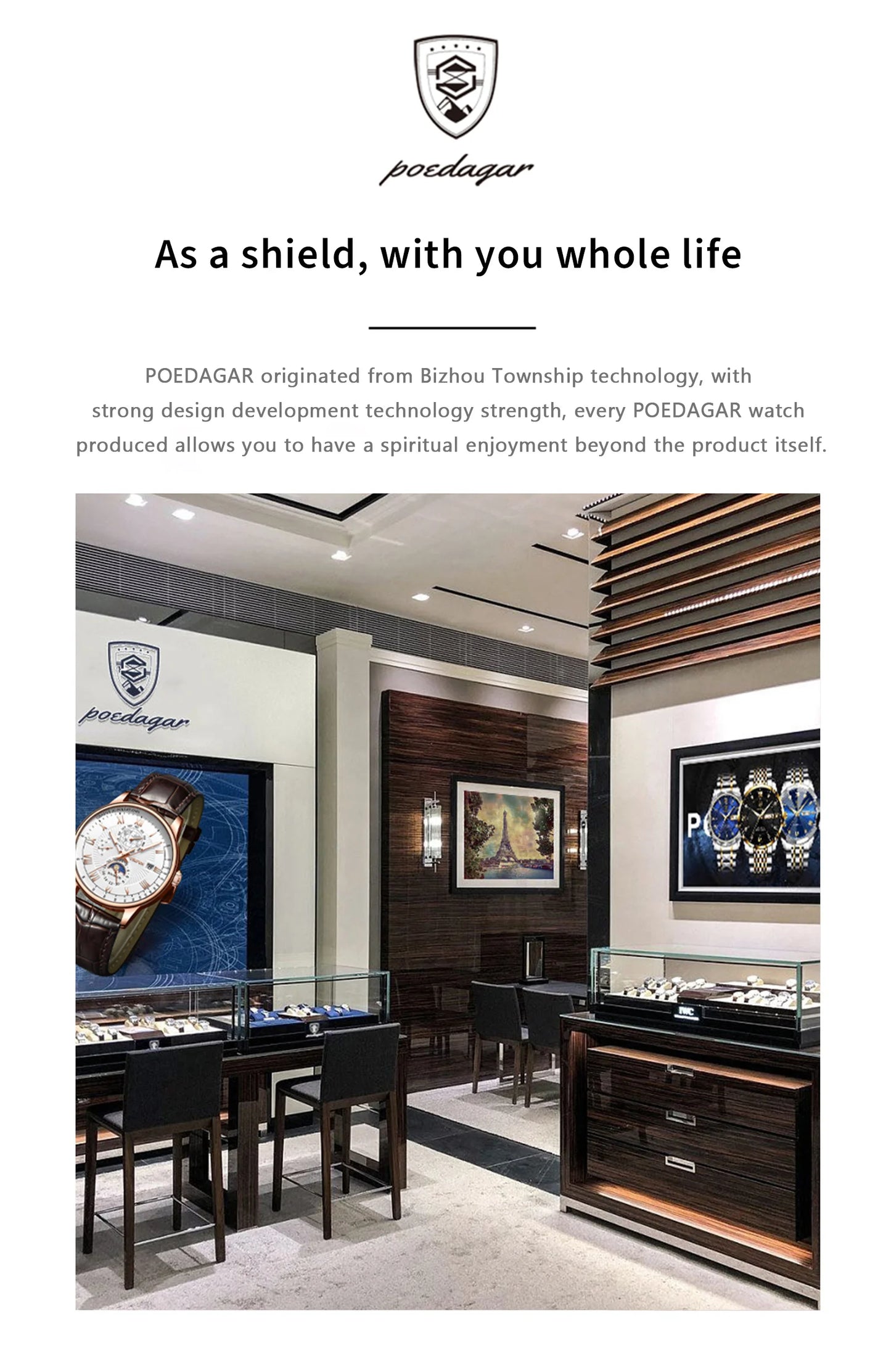 Top Luxury Square Man Watch