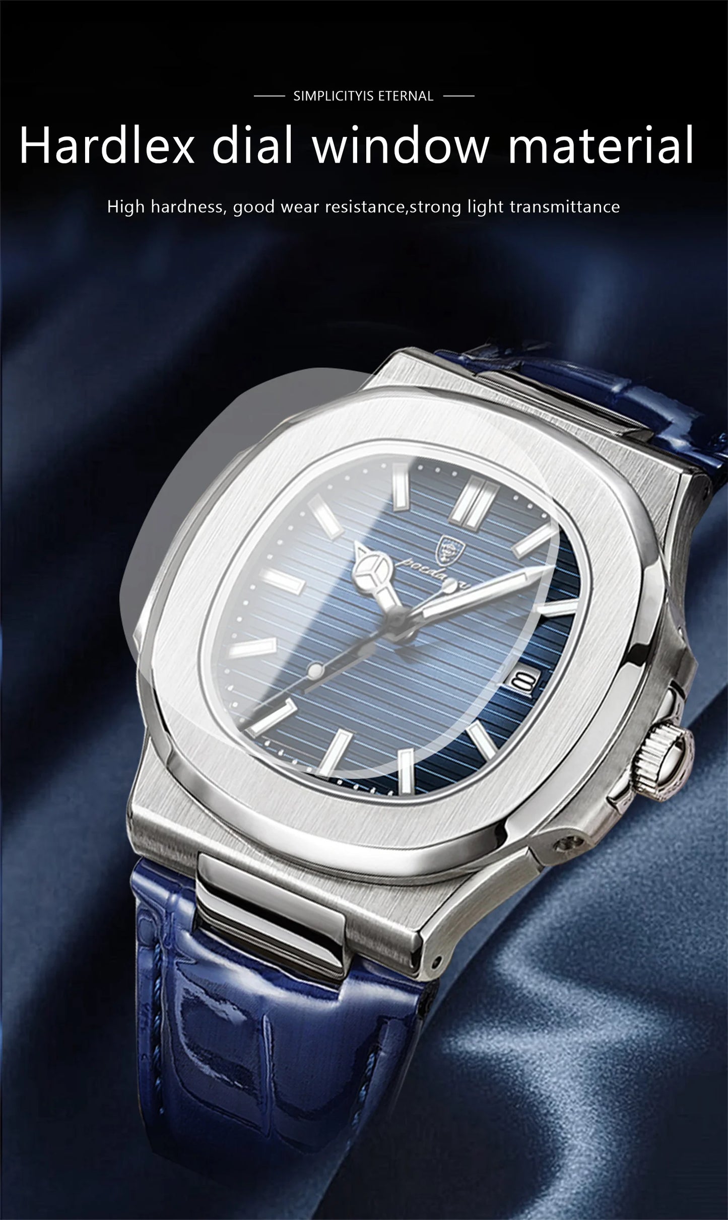 Top Luxury Square Man Watch